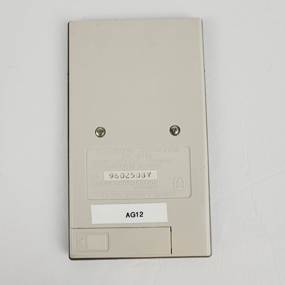 Sharp EL 8156 Conversion Calculator With Cover Vintage Working - Picture 3 of 4